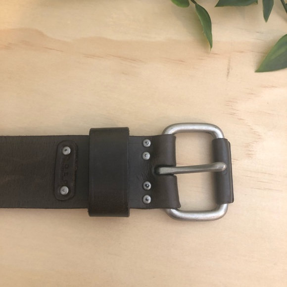POLO Ralph Lauren Genuine Leather and Brass Belt - Picture 2 of 5